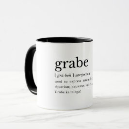 Caneca Grabe Filipino Humor Gift Mug