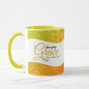 Caneca Graça Incrível  amarelo