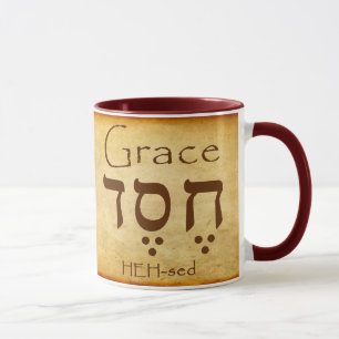 CANECA GRACE HEBREW MUG