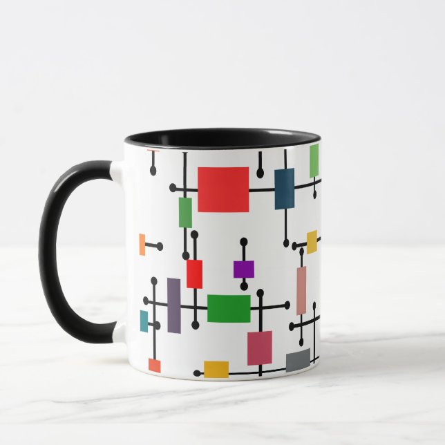 Caneca Grade Moderna do Século médio Grande (Esquerda)