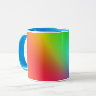 Caneca Gradiente de Cores do Arco-íris
