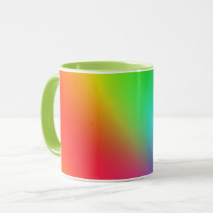 Caneca Gradiente de Cores do Arco-íris