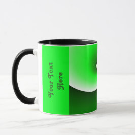 Caneca Gradiente Espiral Branco Verde