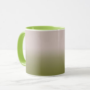 Caneca Gradiente suave cores de verão moda cor simples