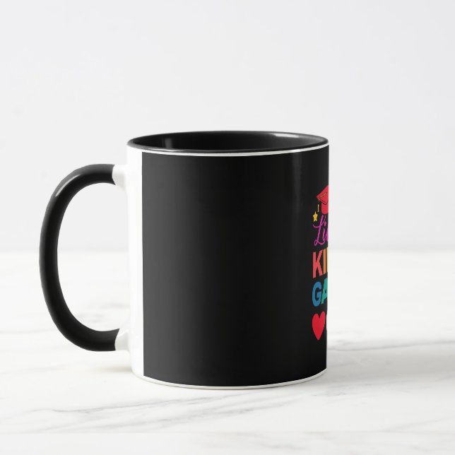 Caneca Graduação de Lil Miss Kindergarten Formando Prek (Esquerda)