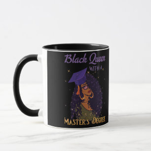 Caneca Graduação de Mestrados da Rainha Negra