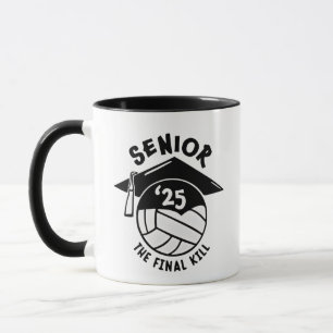 Caneca Graduação de Voleibol do mais velho 2025