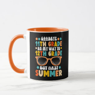 Caneca Graduação Do Grau 11 Para 12 no Primeiro Verão