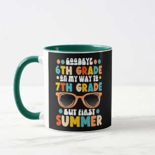 Caneca Graduação Do Grau 6 Para 7, Mas Primeiro Verão