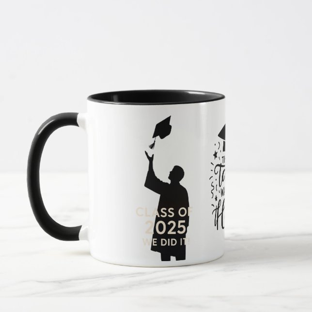 Caneca "Graduação Mug - Formando com Boné de retenção Ilu (Esquerda)