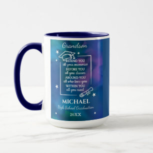 Caneca Graduação no Ensino Médio Nome Personalizado Ano 