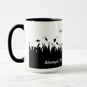Caneca Graduação Que Toss Silhouette Mug para Personaliza