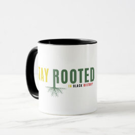 Caneca Gráfica Permaneça Enraizado no Patrimônio d
