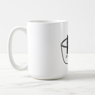 Caneca gráfica xícara de café fofa Black Beauty