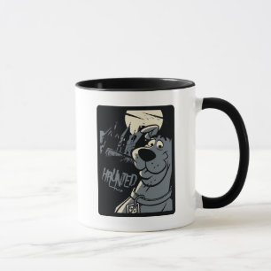 Caneca Gráfico assombrado Noir da mansão de Scooby-Doo