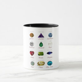 Caneca Gráfico Birthstone