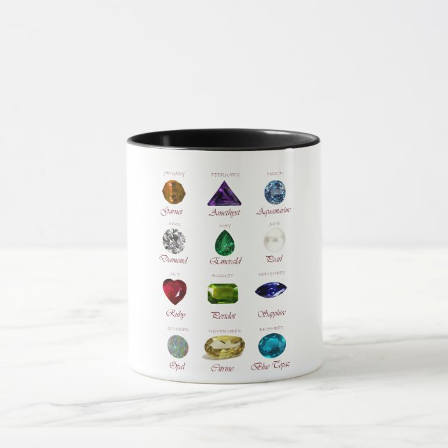 Caneca Gráfico Birthstone (Centro)