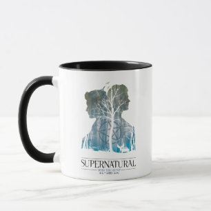 Caneca Gráfico da Floresta dos Irmãos Supernaturais de Wi