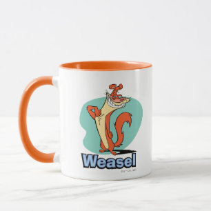 Caneca Gráfico de Caractere Ortográfico de Weasel