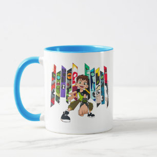 Caneca Gráfico de Coleção de Alienígenas Ben 10
