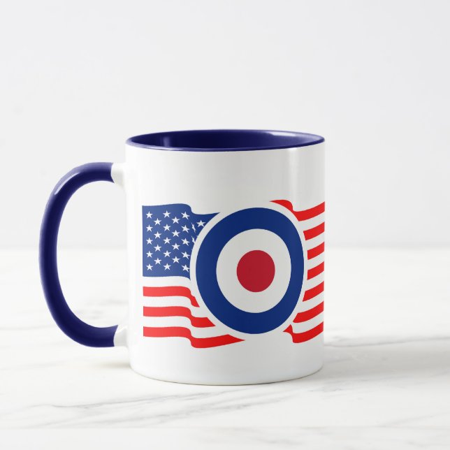 Caneca Gráfico de Destino do Roundel USA (Esquerda)