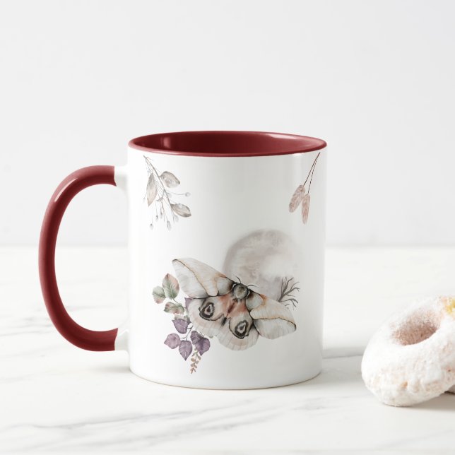 Caneca Gráfico de Moth Ligada (Com Donut)
