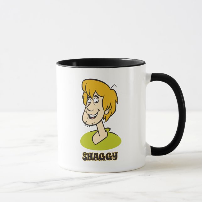 Caneca Gráfico de Nome do Shaggy (Direita)