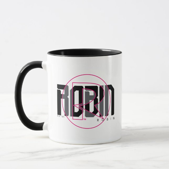 Caneca Gráfico de nomes Hi-Tech Robin (Esquerda)