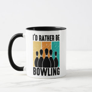 Caneca Gráfico de Pinós de Boliche Antigo