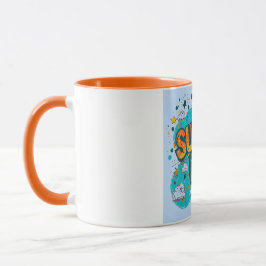 Caneca Gráfico de Super Pai de Estilo de Cômica