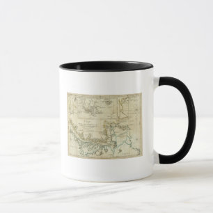 Caneca Gráfico Do Estreito De Magalhães