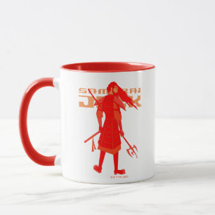 Caneca Gráfico do Guerreiro Vermelho Samurai Jack