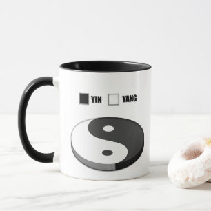 Caneca Gráfico Yin Yang Pie