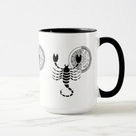Caneca Gráfico Zodiac Escorpião Escorpião Grego