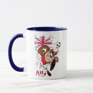 Caneca Gráficos de Futebol da Equipe Austrália TAZ™