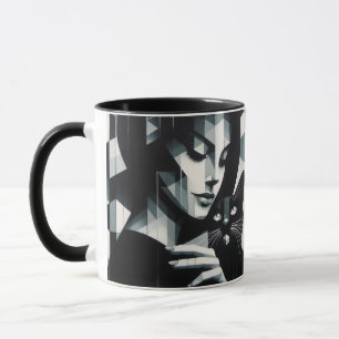 Caneca Grafite Cat Lady