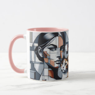 Caneca Grafite Cat Lady