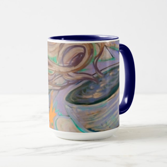 Caneca Grafite de café Mug (Frente Esquerda)