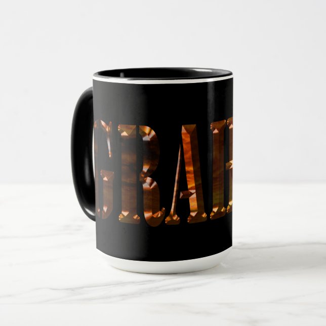 Caneca Graham, Nome, Café Mug (Frente Esquerda)