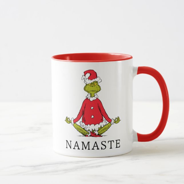 Caneca Gralha | Namaste Santa Claus (Direita)