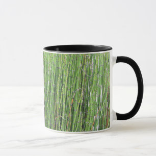 Caneca Grama do Ornamental do verde azul