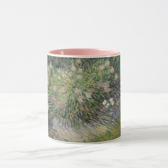Caneca Grama e Borboletas por Vincent van Gogh (Centro)