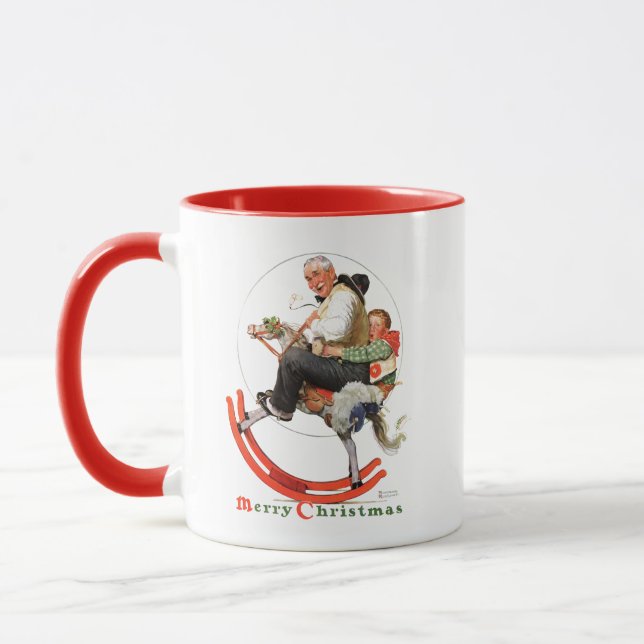 Caneca Gramps no cavalo de balanço (Esquerda)