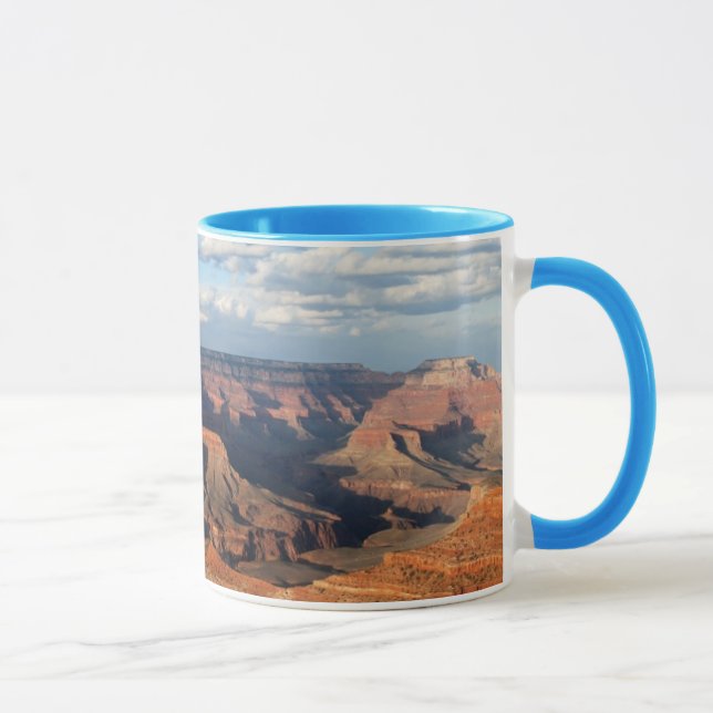 Caneca Grand Canyon visto da borda sul na arizona (Direita)