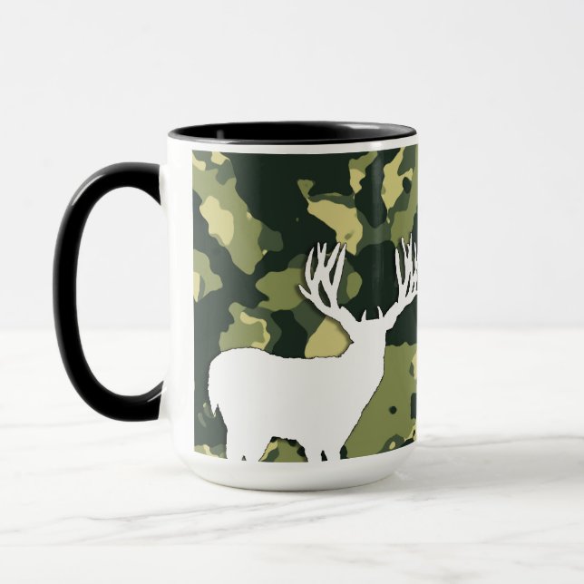 Caneca Grande Antler Whitetail Buck Deer (Esquerda)
