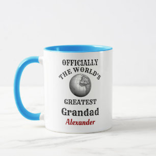 Caneca Grande Avô do Mundo Adicionar Seu Nome Avô