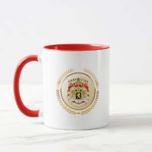 Caneca Grande Brasão de Armas da Bélgica