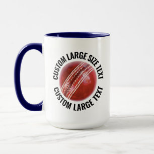 Caneca Grande Combinação Azul Marinho de Texto 15oz Críqu