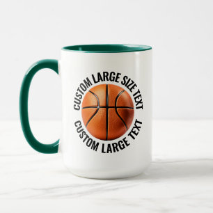 Caneca Grande Combo HUN. GREEN 15oz Basquete Personalizad