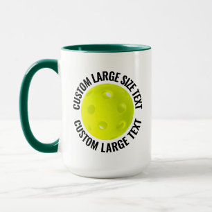 Caneca Grande Combo HUN. GREEN 15oz Pickleball Personaliz